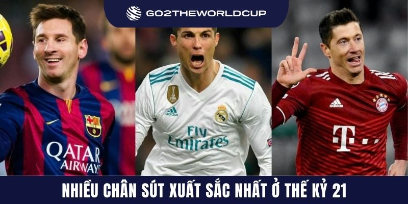 Nhiều chân sút xuất sắc nhất ở thế kỷ 21