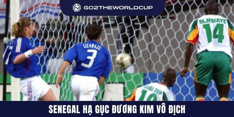 Senegal từng hạ gục đương kim vô địch
