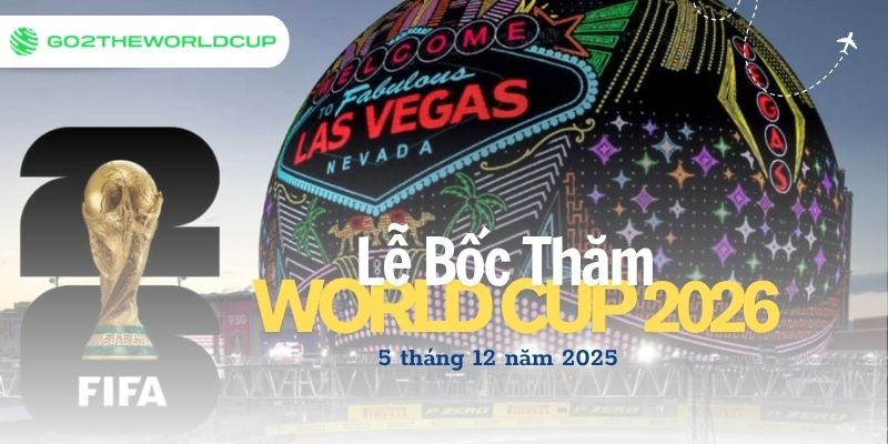 bốc thăm World Cup 2026 tại Las Vegas