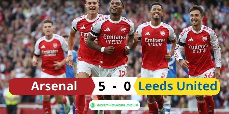 Kết quả Arsenal Leeds United