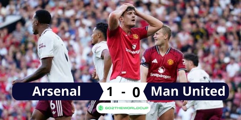 Kết quả trận đấu MU vs Arsenal
