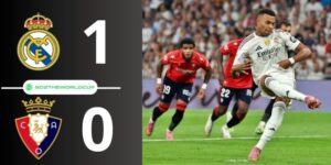 Kết quả trận đấu Real Madrid vs Osasuna