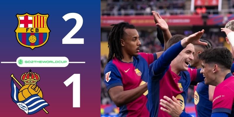 Kết quả trận đấu Barca vs Real Sociedad
