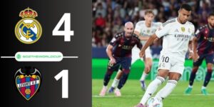 Kết quả Levante Real Madrid